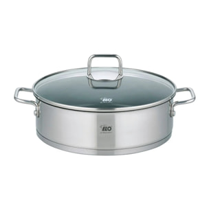 Sautoir 28 cm en acier inoxydable 18/10 antiadhésif Elo Citrin