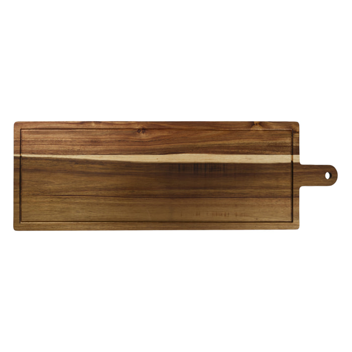 Planche Présentation Sur Pieds - HOME DECO FACTORY - Marron - 100 x 30 cm