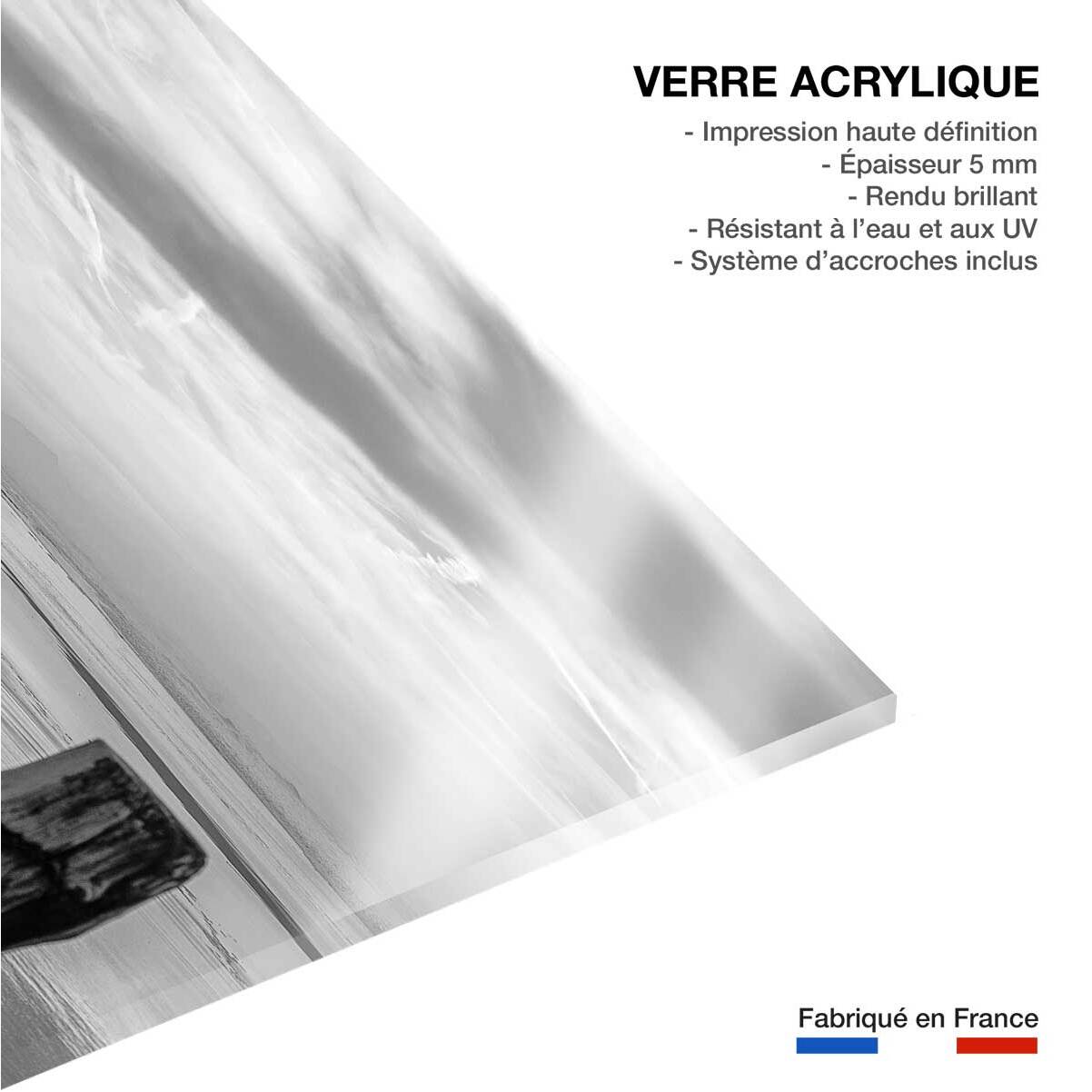 Tableau balade sur la plage à hossegor Tableau plexiglas