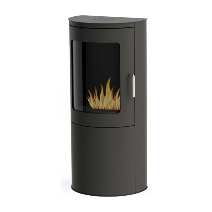 Estufa de etanol en acero puerta de cristal templado BESTFIRE COMPACT B PURLINE 3000 W