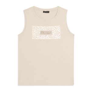 Canotta con Logo FREDDY e Grafica Animalier