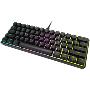 Clavier gamer CORSAIR K65 RGB MINI CHERRY MX Red Noir