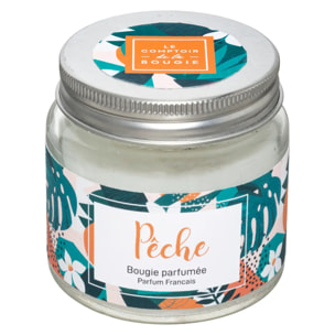 Bougie parfumée pêche 65g