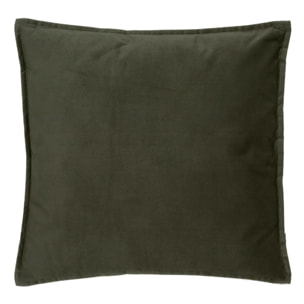 Coussin "Lilou" - vert kaki - 45x45 cm