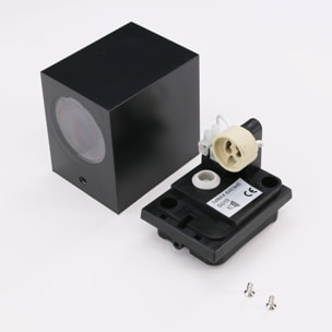 Forlight Exsitentes aplique exterior para bombilla gu10 en negro