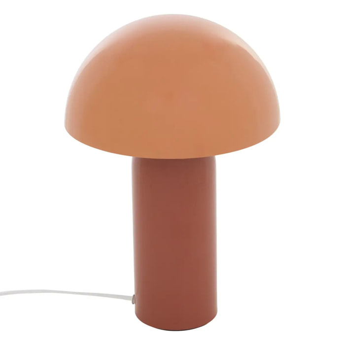 Lampe champignon Lito H. 37 cm marron bicolore