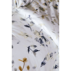 Parure housse de couette et taies oreiller 100% Satin de Coton imprimé