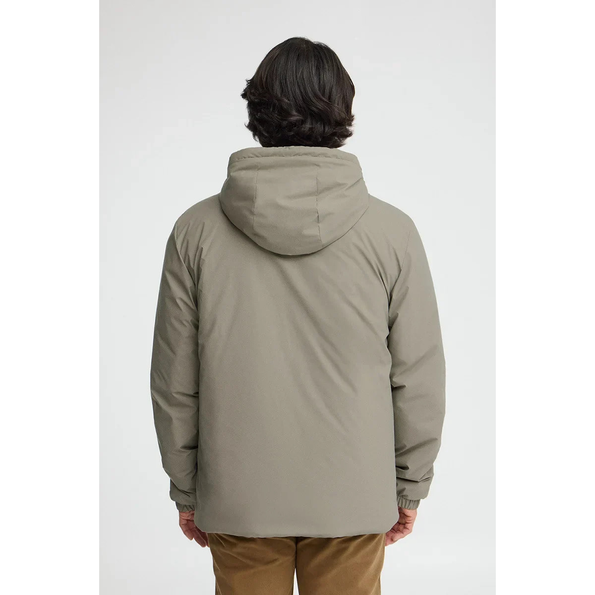 Chaqueta Dorsey color piedra con logo Rigby Go