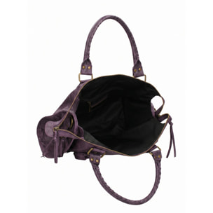 Borsa a spalla da donna - Modello Clara - Vera pelle - 41.0 x 28.0 x 13.0 cm