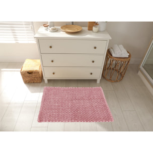 Tappeto Bagno Doccia Antiscivolo Super Assorbente Modello Osaka Rosa