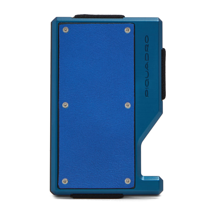 Piquadro Portacarte di credito MagSafe® con fascia elastica