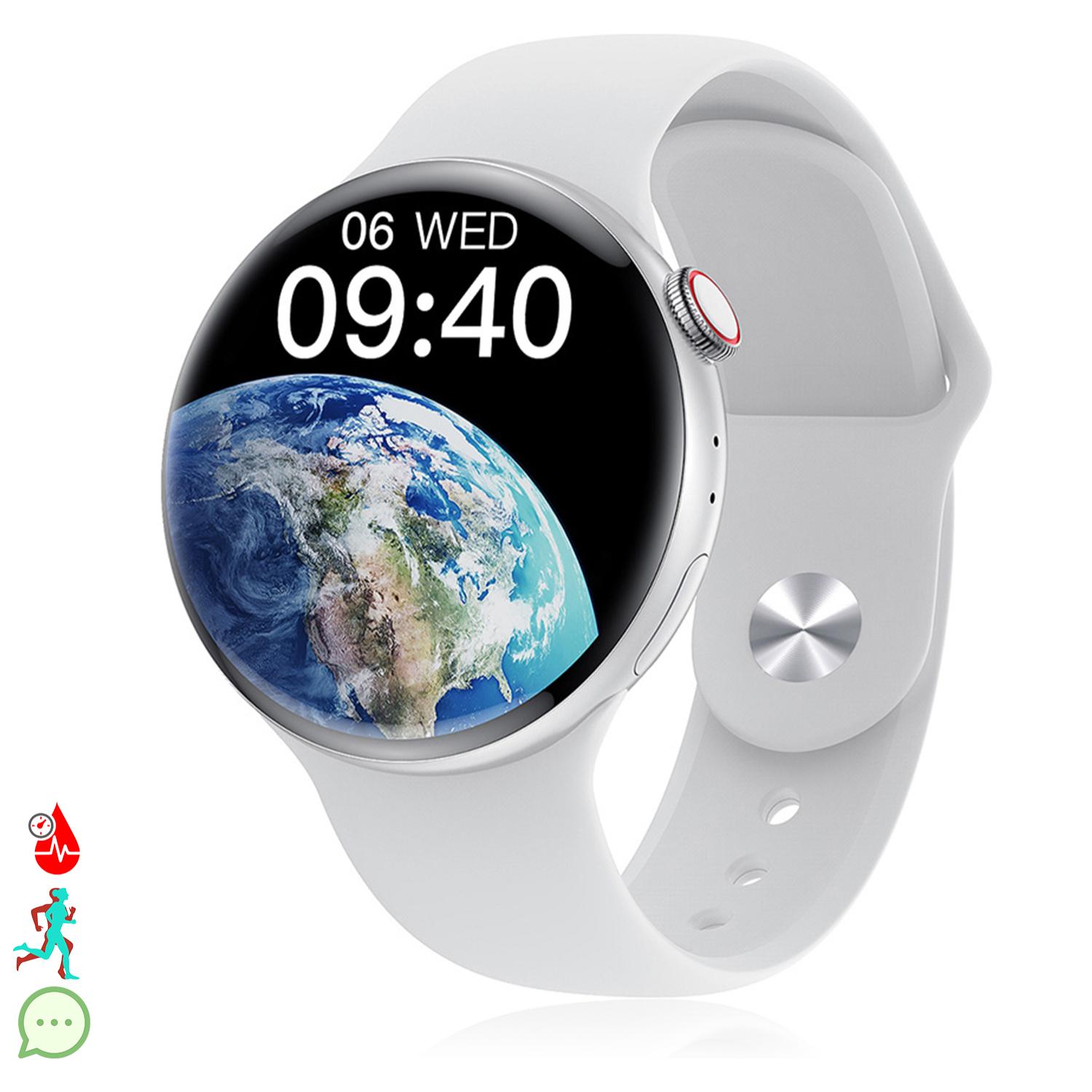 Smartwatch Watch8Pro con modo multideportivo, termómetro, O2 en sangre, tensión, ECG.