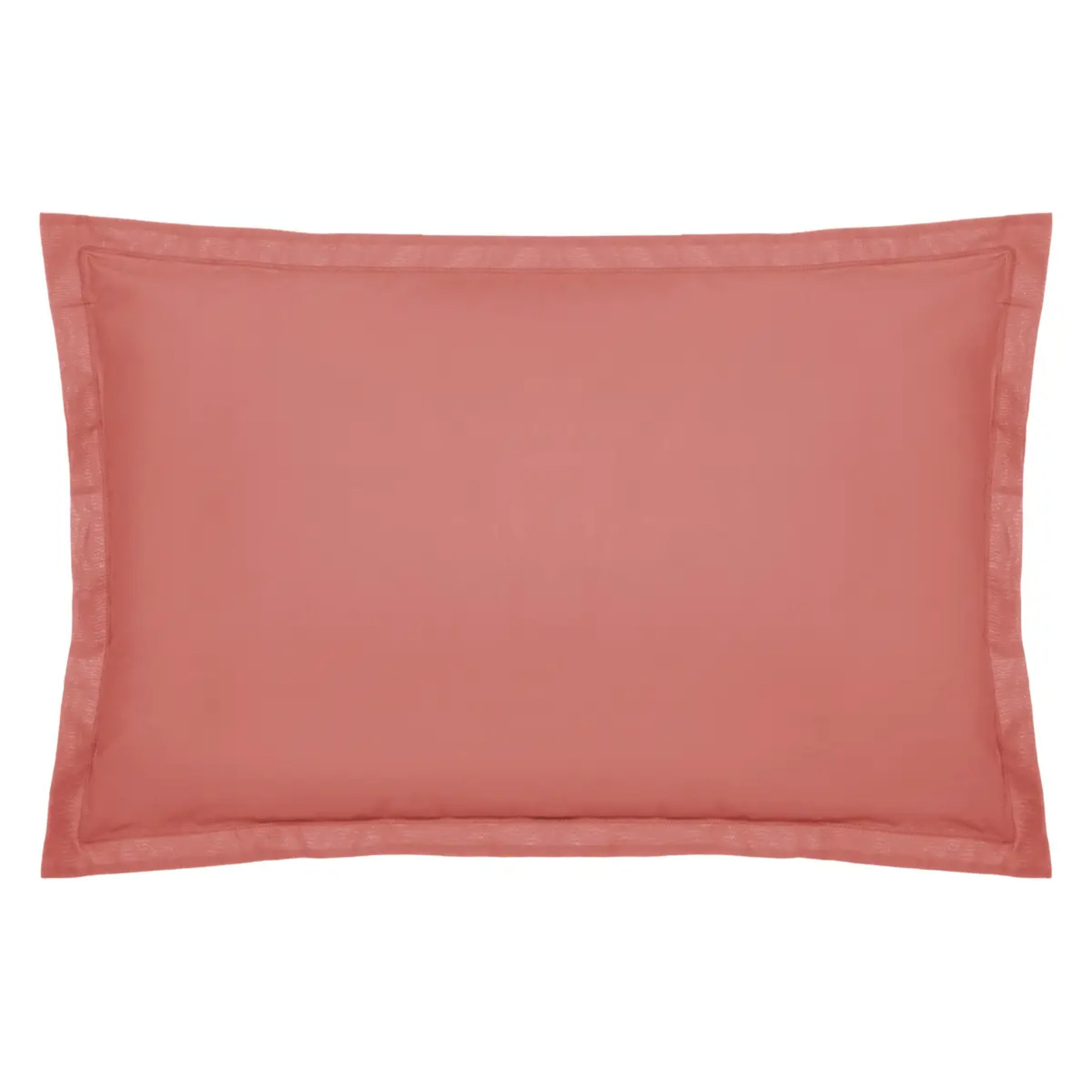 Taie d'oreiller "Carina" coton rose blush 50x70cm