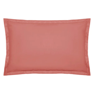 Taie d'oreiller "Carina" coton rose blush 50x70cm