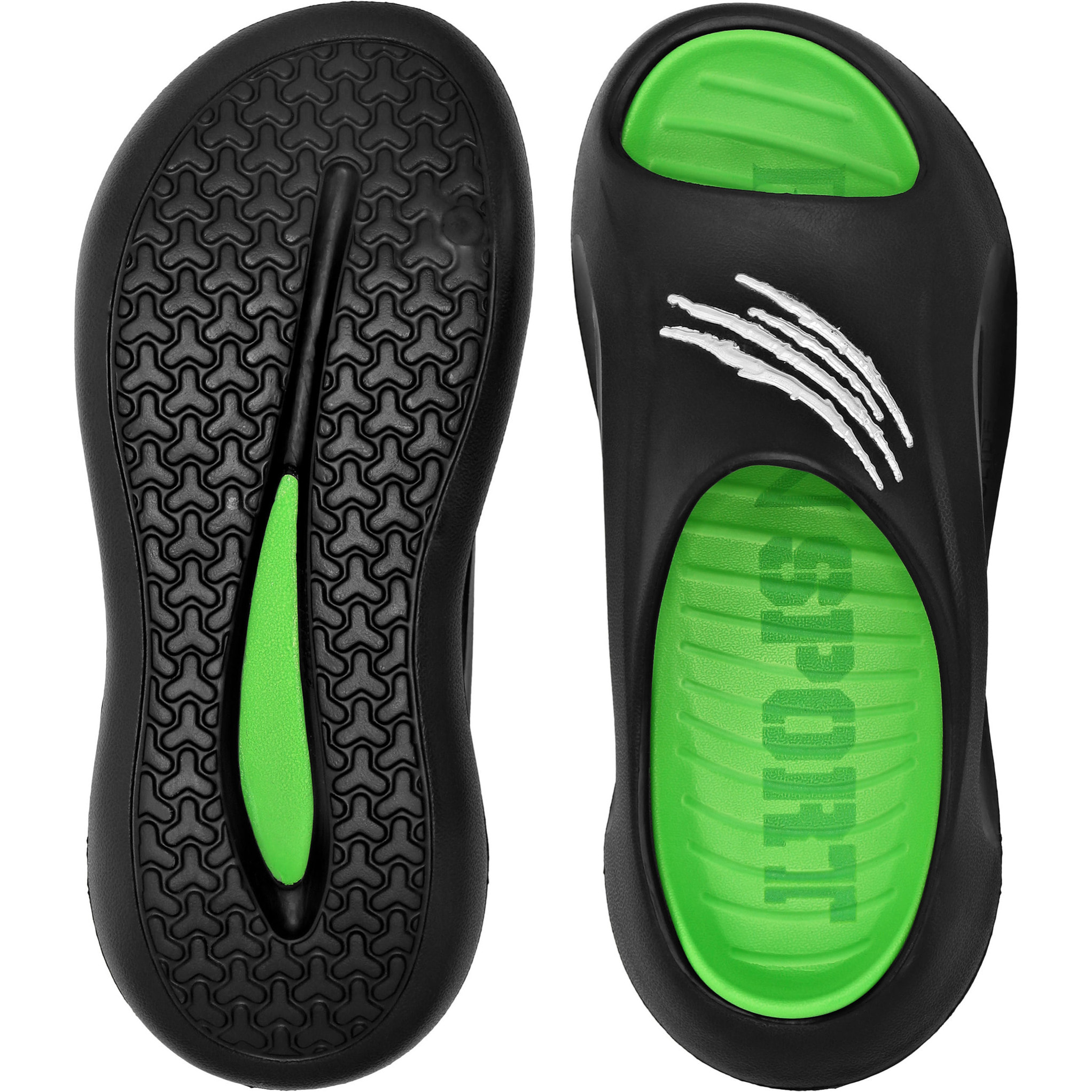 PLEIN SPORT Flat Gummy Sandals