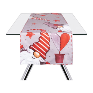 Chemin de table Excelsa – Gnomo, Coton multicolore