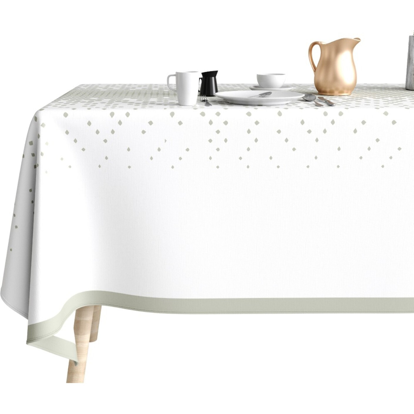 Nappe imprimée Coton Anti Tache Degra