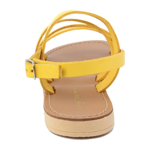 Sandalino flat Donna Toscana Giallo