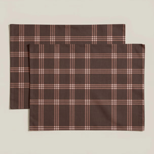 Lot de 2 sets de table anti-taches Gus