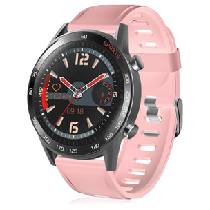 Smartwatch T23 con temperatura corporea, tensione, ossigeno nel sangue e modalità multisport.