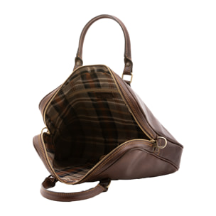 Borsa a mano  unisex In Vera pelle Made in Italy 37x31x6 cm