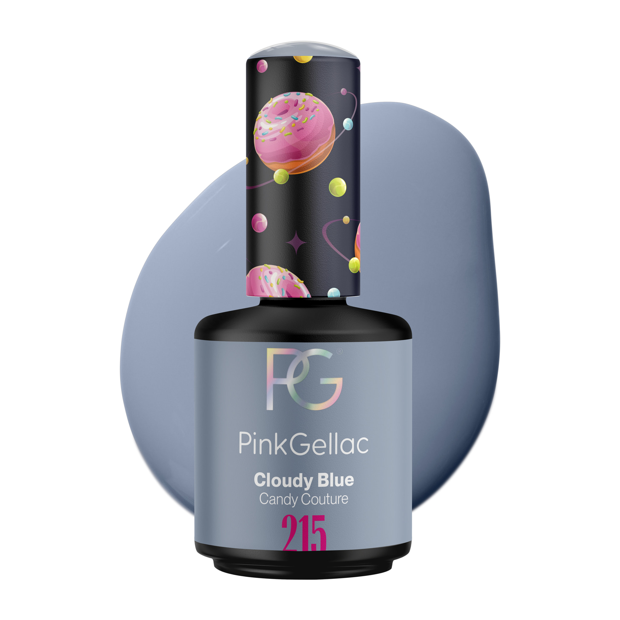 Vernis semi-permanent - 215 Cloudy Blue - 15 ml