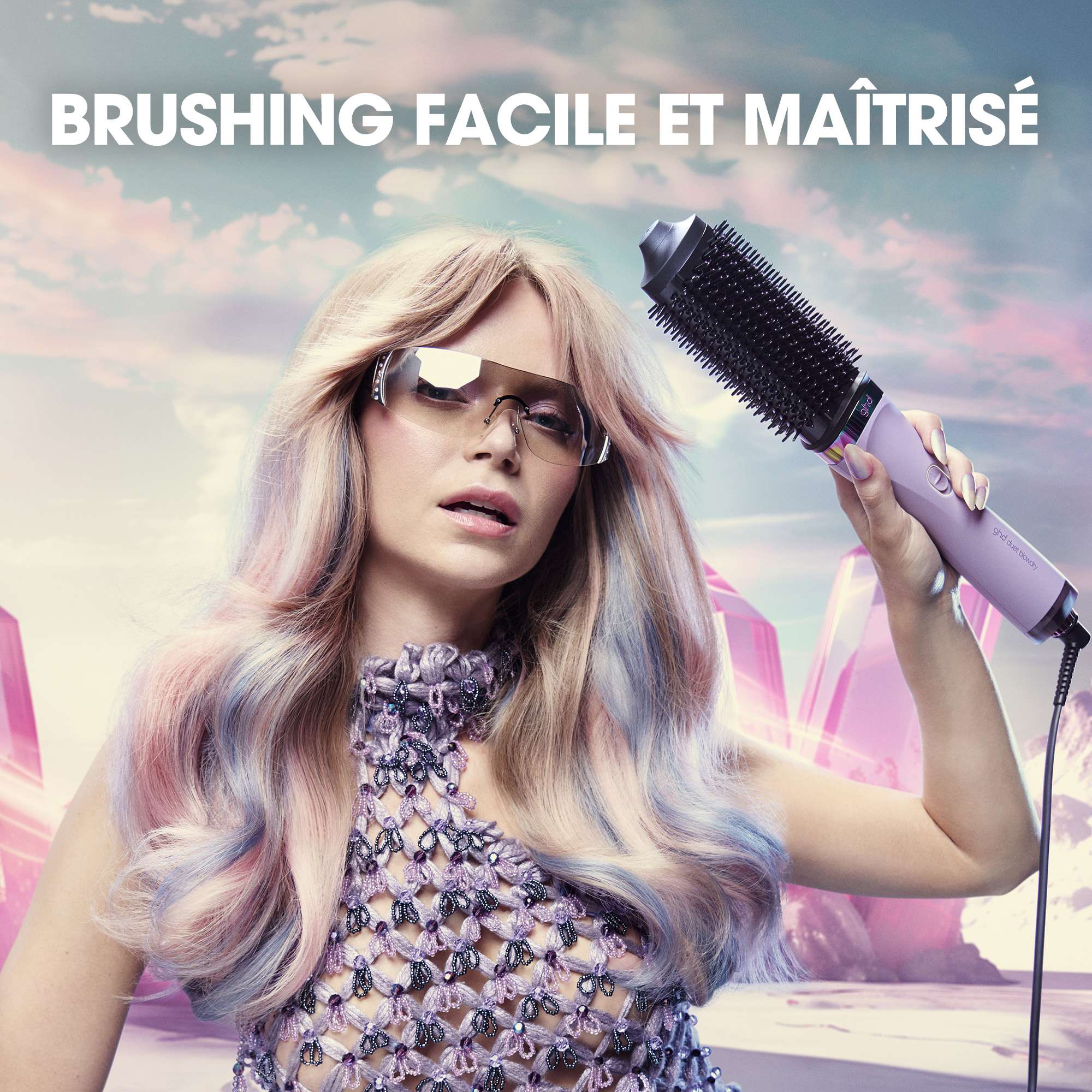 Brosse soufflante 2-en-1 ghd duet blowdry - Collection Futurescape