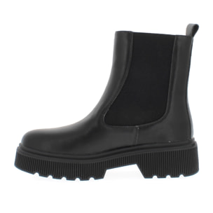 Armata di Mare Scarpe Donna Chunky Platform Chelsea Boots AMD W32H67 Black