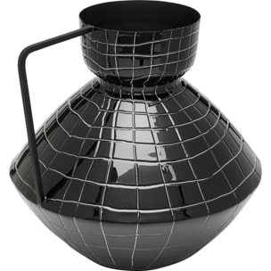 Vase Mesh noir 29cm Kare Design
