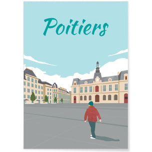 Affiche ville Poitiers