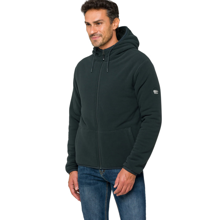 Giubbino BLIZZARD imbottito in felpa Verde scuro