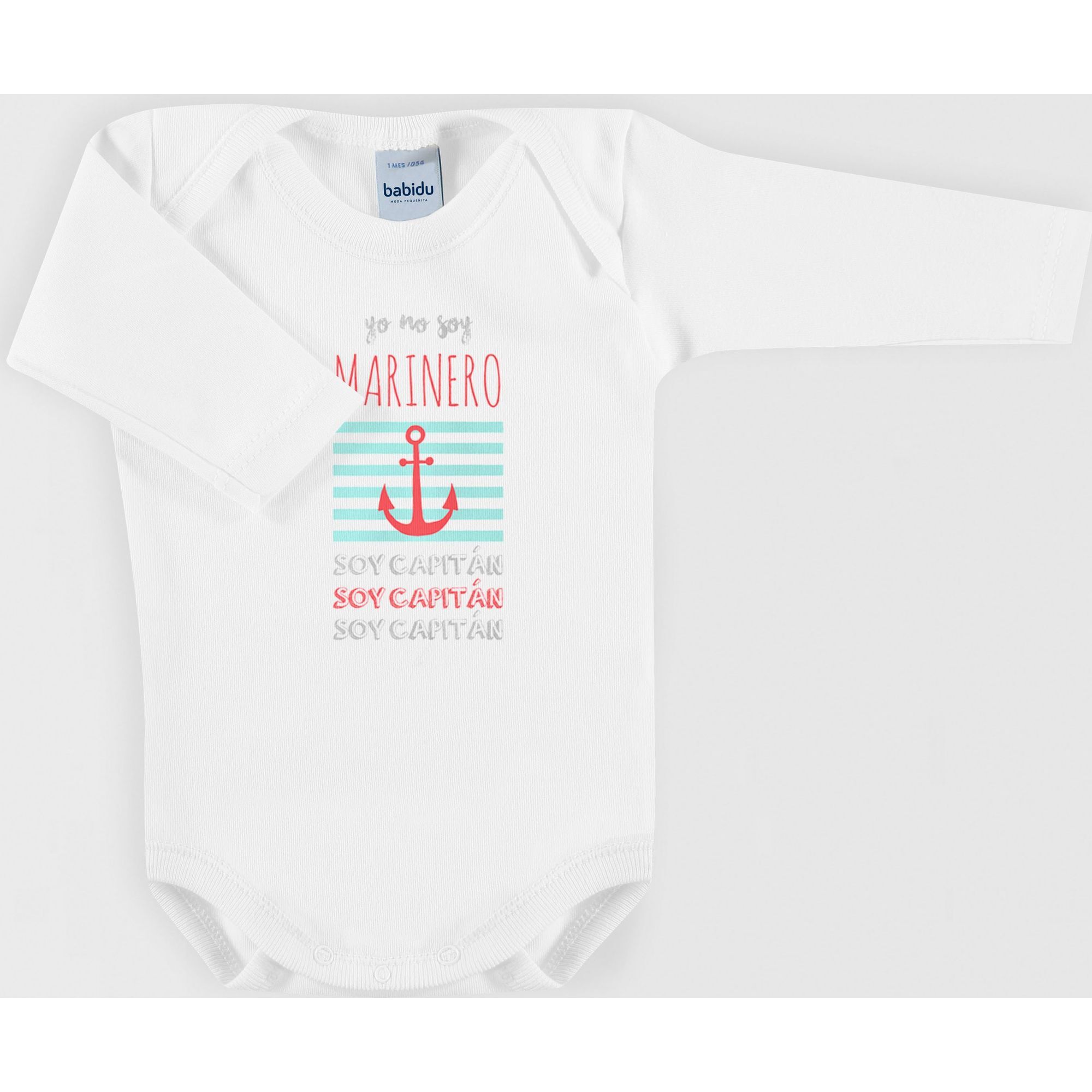 Body bebé manga larga frases americano