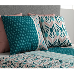 Parure De Drap 3pcs avec Drap Housse 90x190cm 100% Coton 57fils-limbe