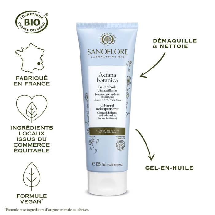 Gélée Aciana Botanica - Huile Démaquillante 125 ml