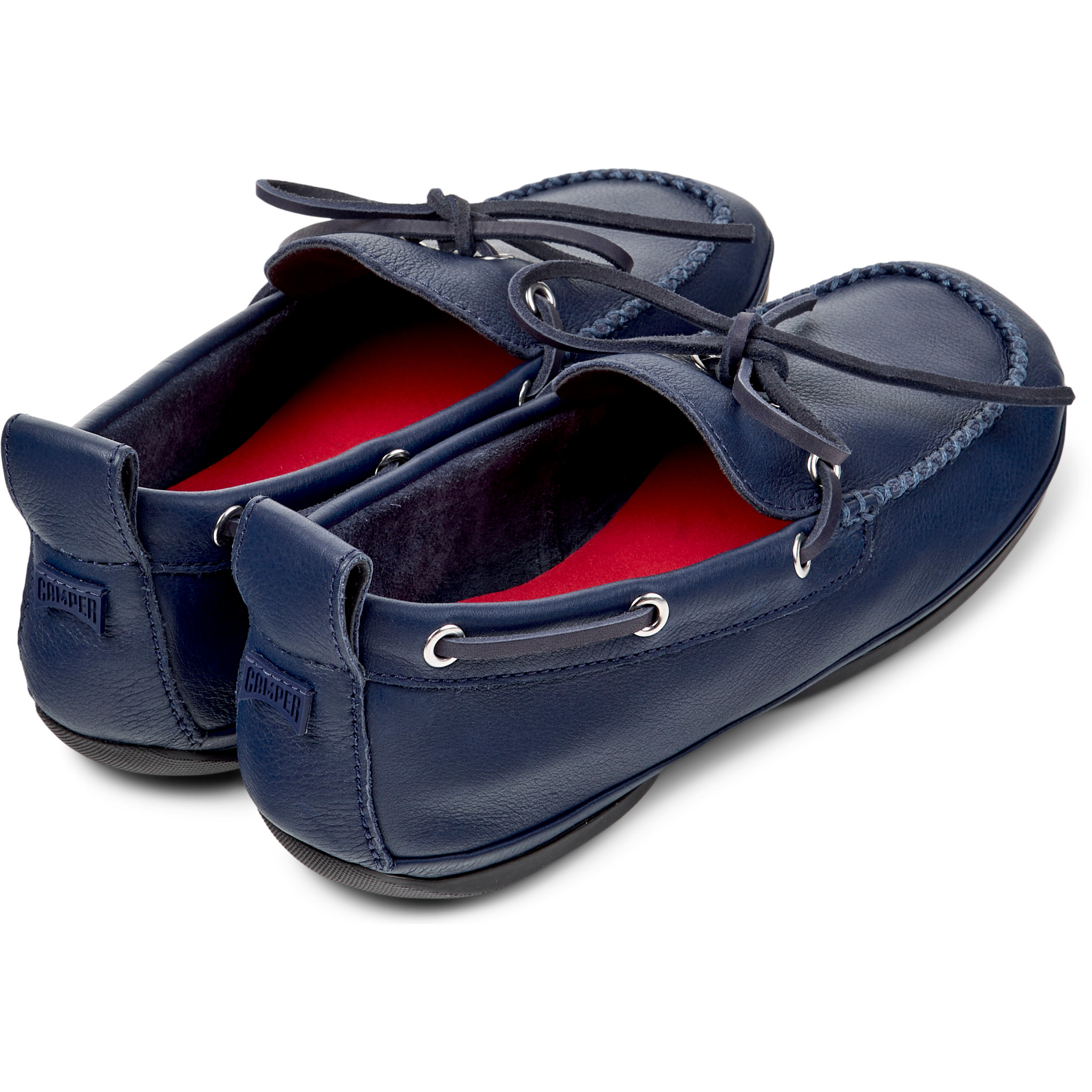 Ballerine - CAMPER Right Nina - Blu - Pelle liscia