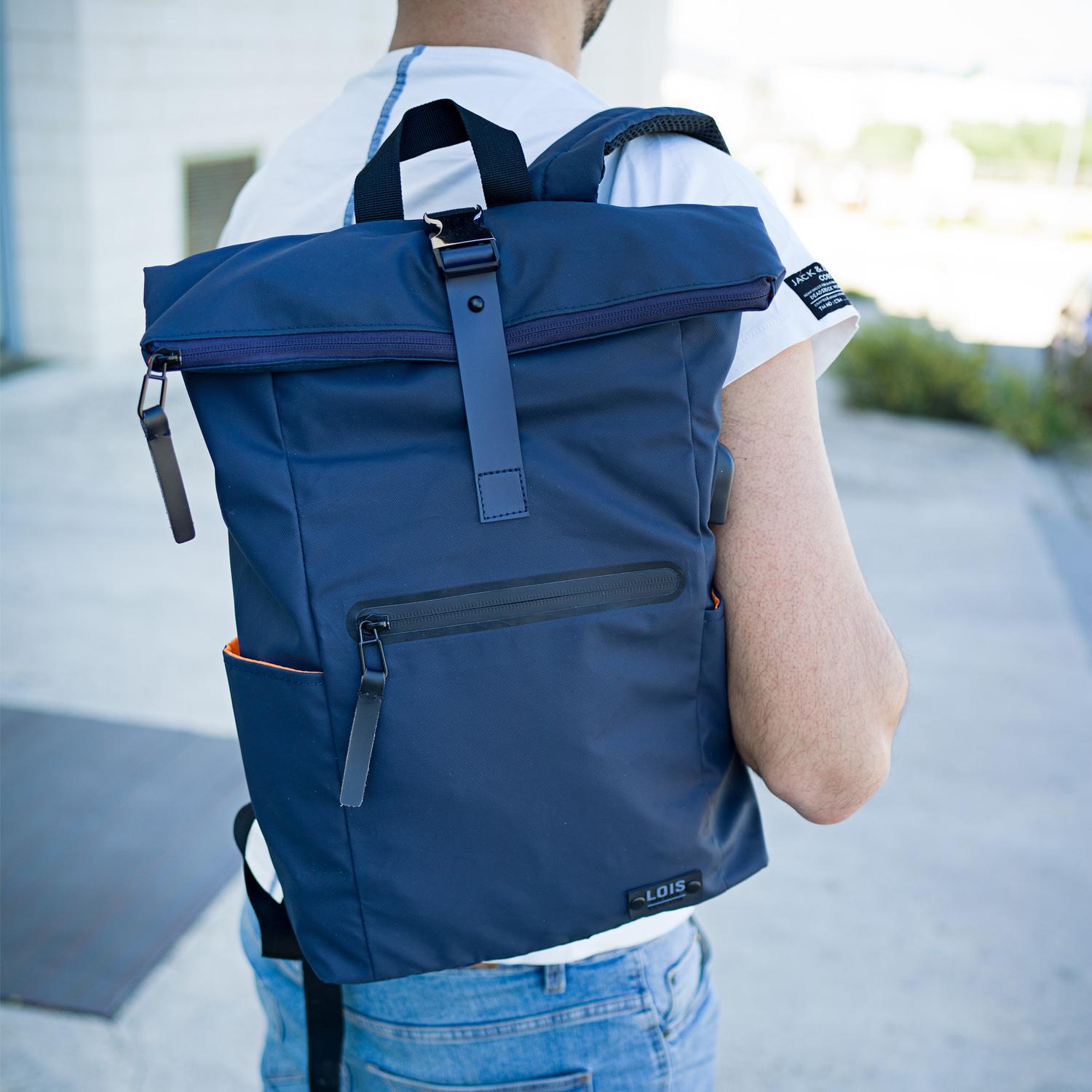 Mochila Casual/Ocio Lois Herard Azul