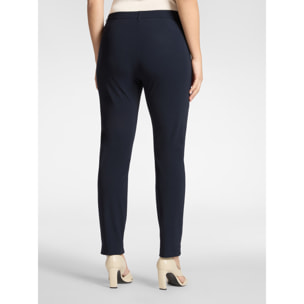 Elena Mirò - Pantaloni chinos in jersey - Blu