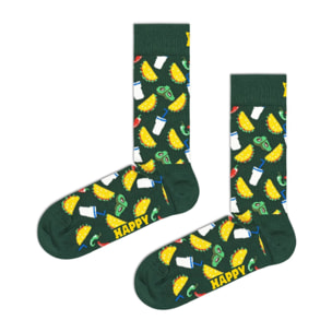 Set 2 pares de calcetines taco para niño y adulto