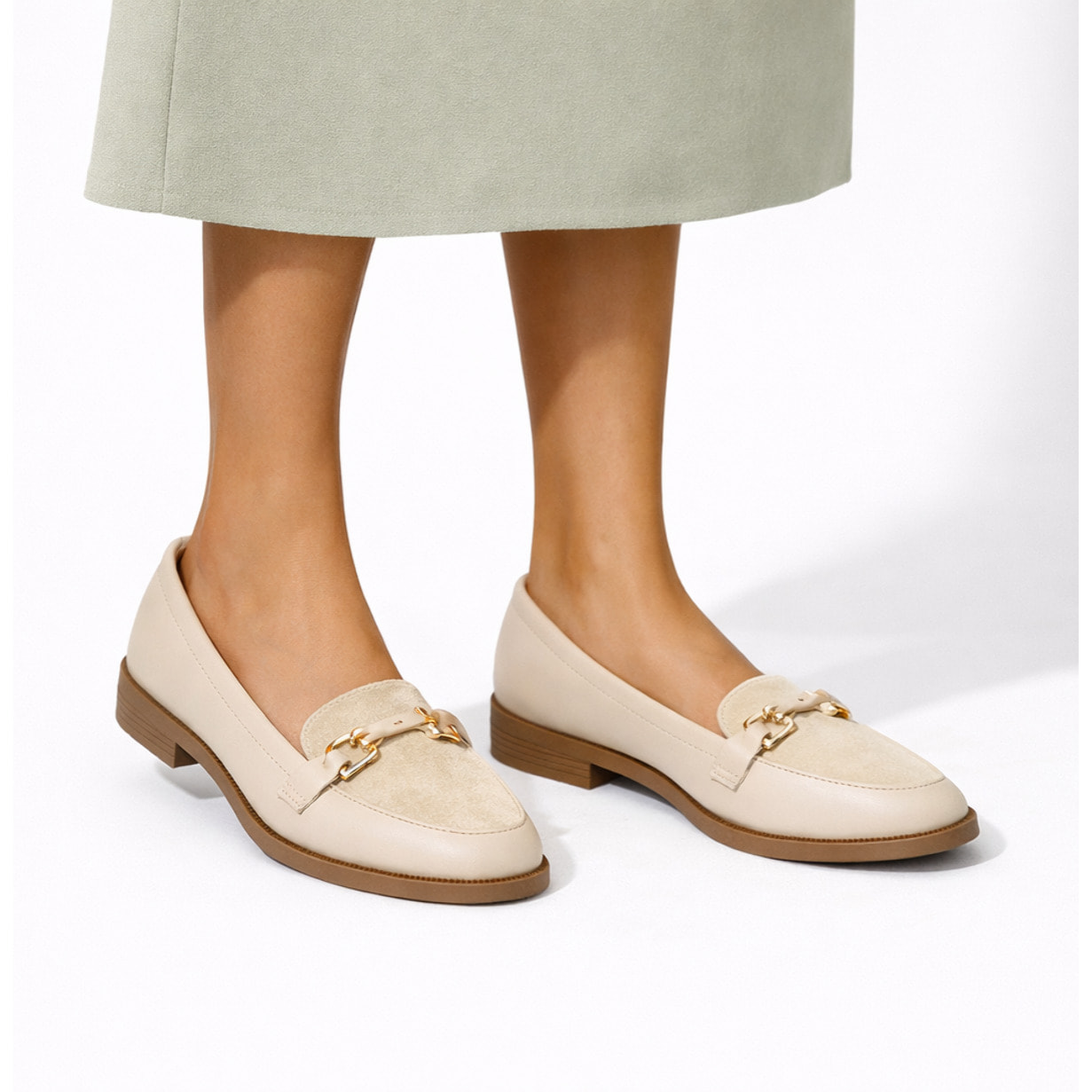 Mocassini con accessorio - tacco 2,5 cm