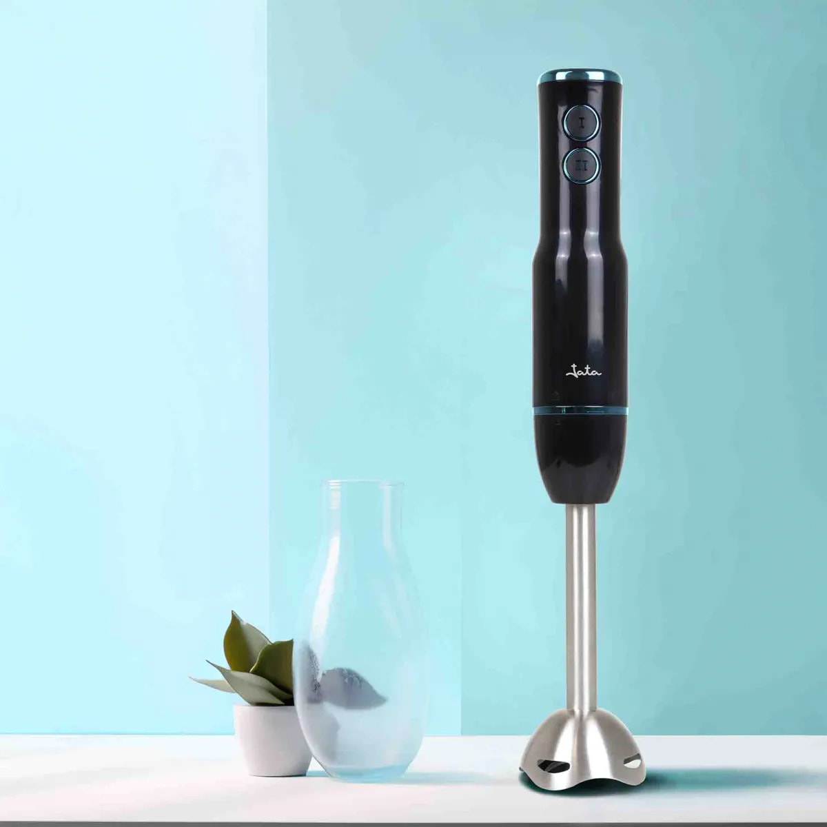 Batidora de mano JATA JEBT1906 de 500 W. 2 velocidades. 4 cuchillas. Brazo desmontable