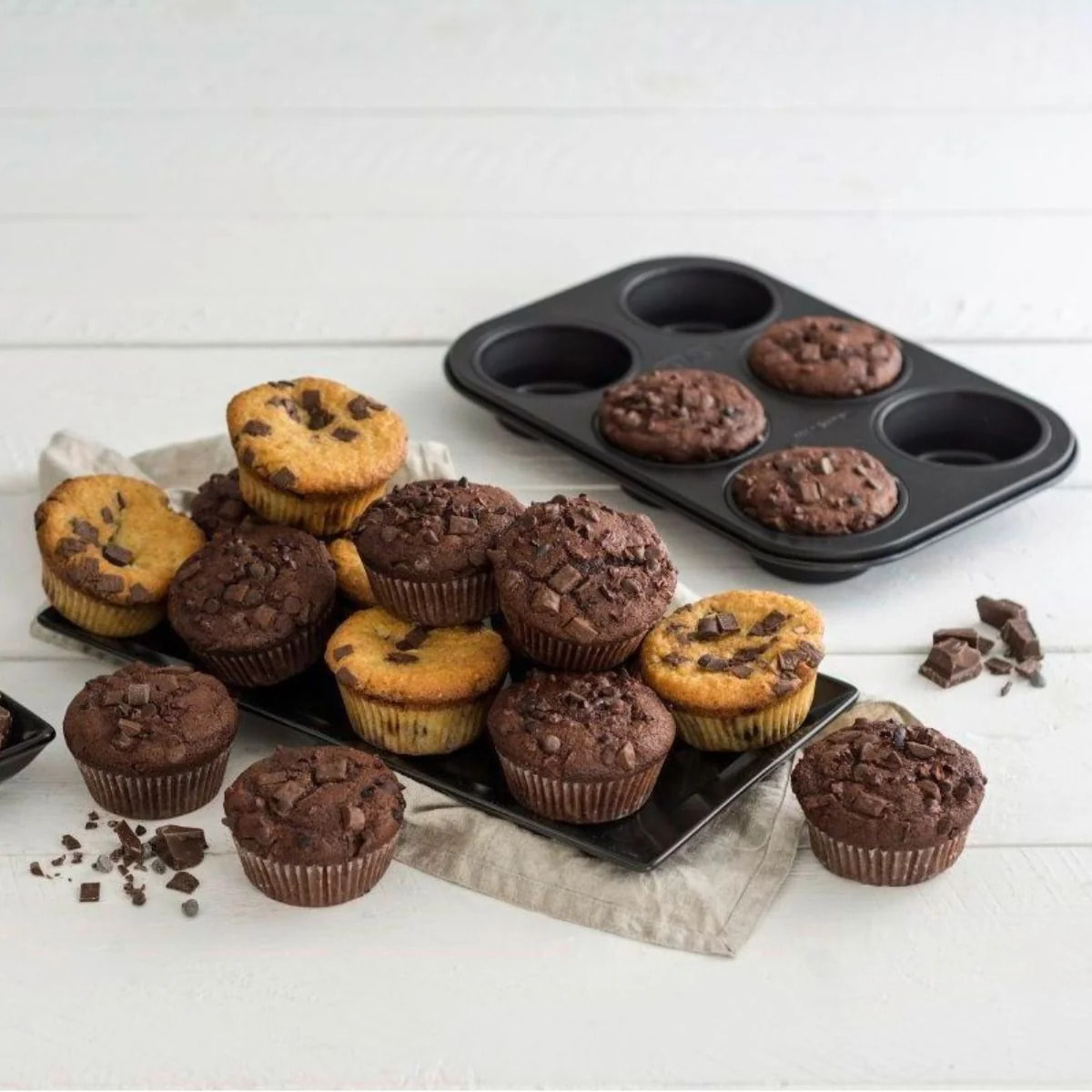 Set de 4 ustensiles de pâtisserie moule à gâteaux 2 bols et spatule pâtisserie Black mettallic Black mettallic Zenker  Black mettallic