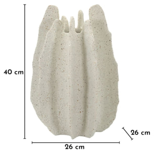 VASO RESINA ESTER CM Ø 26X40 (APERTURA CM Ø 9)