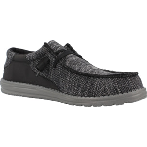 Informales Hombre de la marca HEY DUDE  modelo WALLY STITCH FLECKED Black