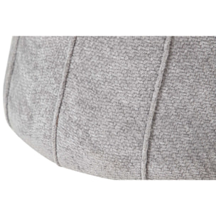 Puff Velvet Granate Gris 40x40x44 Cm