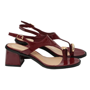 Sandali infradito con accessorio - tacco 6,5 cm