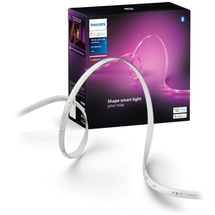 Ruban LED PHILIPS HUE W&C Lightstrip Solo 10m