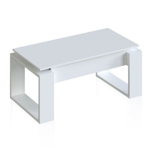 Mesa de centro elevable Neo Blanco Artik (Blanco Mate)