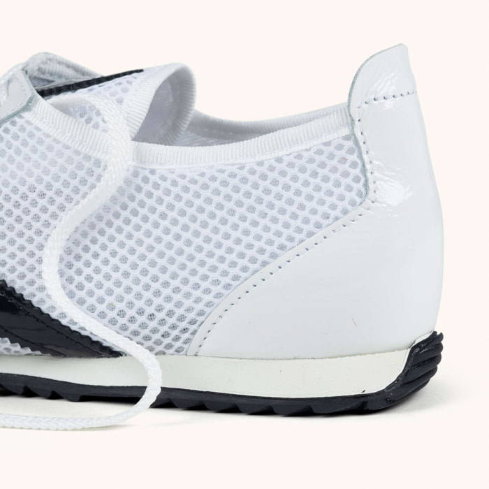 Zapatilla de Rejilla y Serraje Estilo Retro MUNICH OSAKA 583