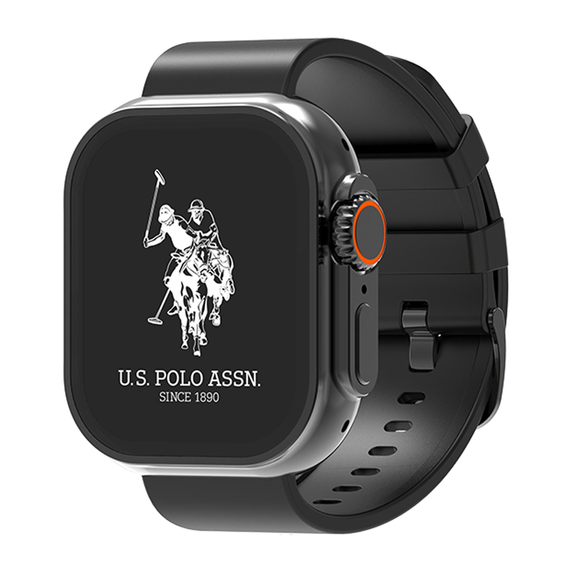 Smartwatch U.S. Polo Assn. In silicone nero