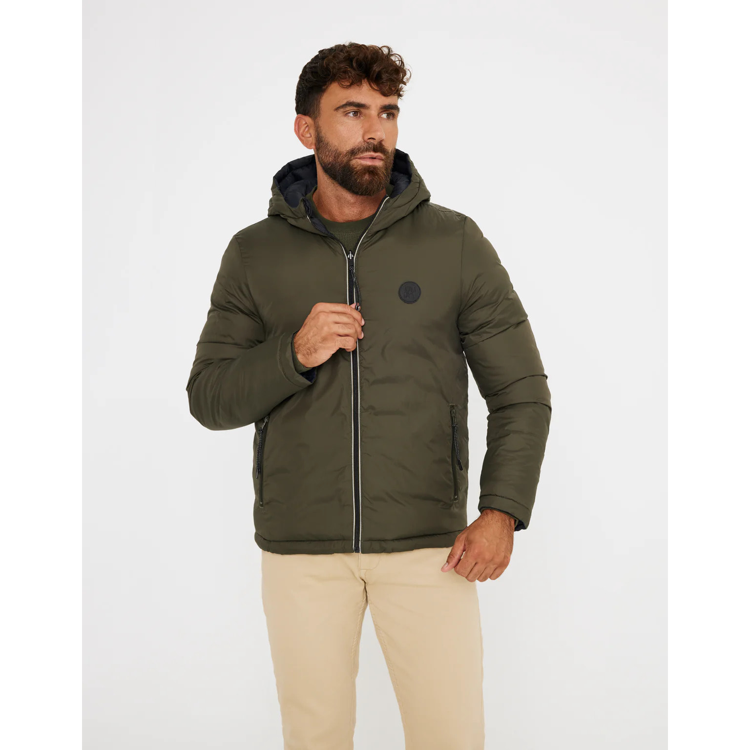 Chaqueta Reversible Verde - Kesbury